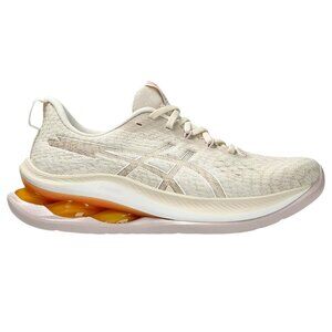 ASICS GEL-Kinsei Max Oatmeal White Running Shoes Sz 10.5 Cushion Stability